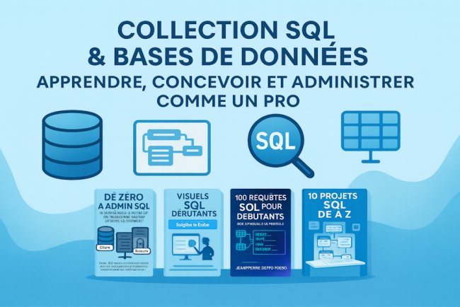 Collection SQL & Bases de Données – Apprendre, Concevoir et Administrer comme un Pro