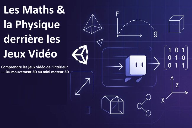 Collection “Les Maths & la Physique derrière les Jeux Vidéo” – De Zéro à Moteur de Jeu