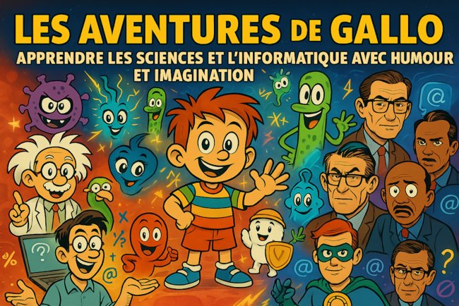 Collection Bandes Déssinées  Educative Les aventures de Gallo