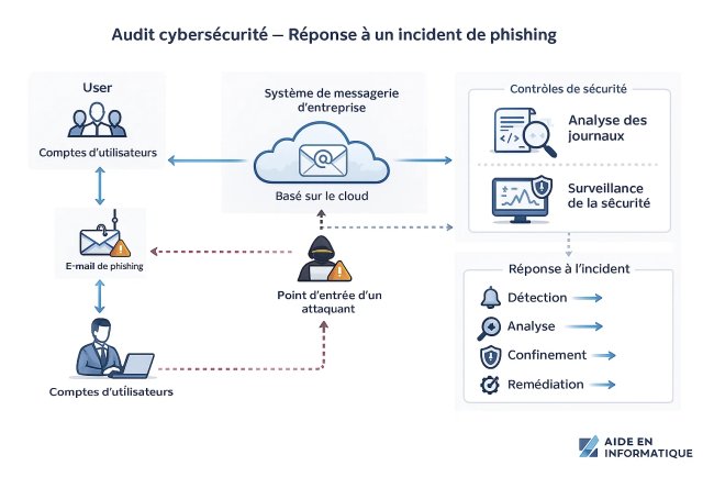 Soupçon de compromission suite à une campagne de phishing