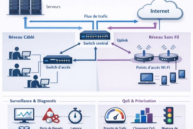 Lenteurs et pertes de connexion aléatoires en entreprise