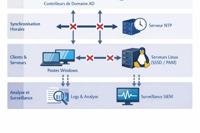 Échec global des authentifications sur une infrastructure Windows et Linux