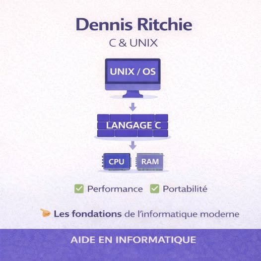 Dennis Ritchie : l’homme derrière le langage C et UNIX