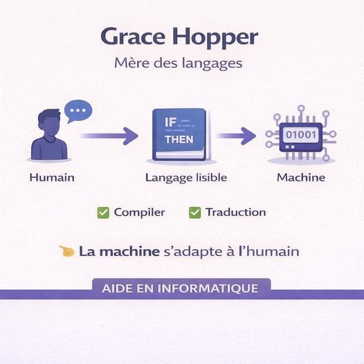Grace Hopper : la mère des langages modernes