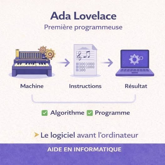 Ada Lovelace : la première programmeuse de l’histoire