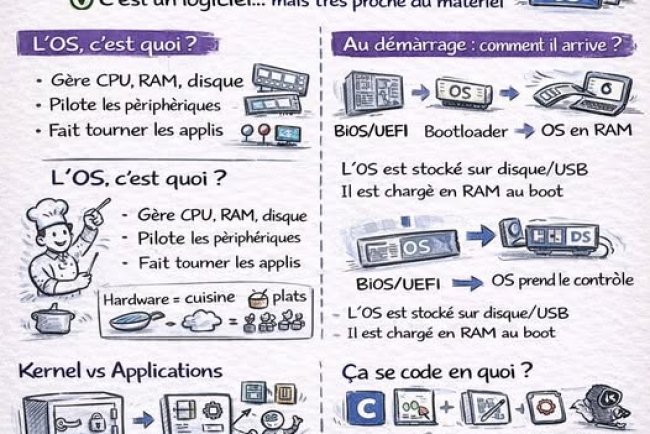 C’est quoi un Système d’Exploitation (OS) ? Software ou Hardware ?