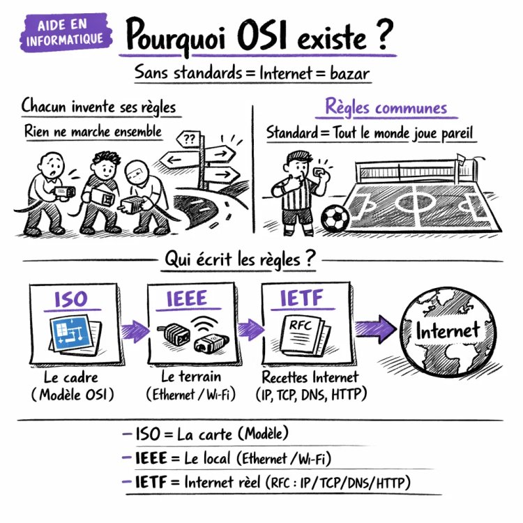 le modèle OSI, c’est quoi au juste ? (la carte de l’immeuble Internet)