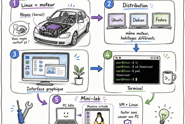 Linux Mastery Series (Débutant → Pro): La série Linux terre-à-terre pour comprendre, pratiquer et administrer comme un pro