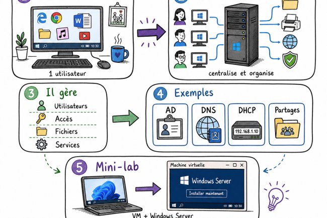 Administration Système Windows C’est quoi vraiment Windows Server ?