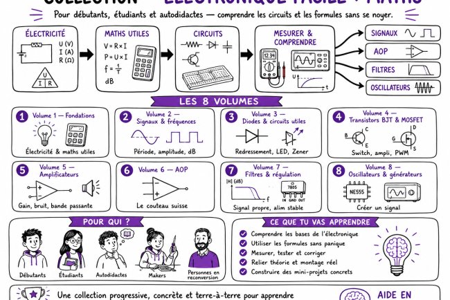 Collection — Électronique Facile + Maths