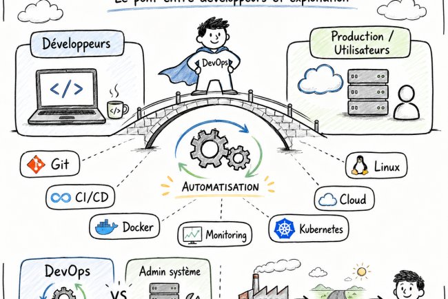 DevOps : le pont entre les développeurs et l’exploitation