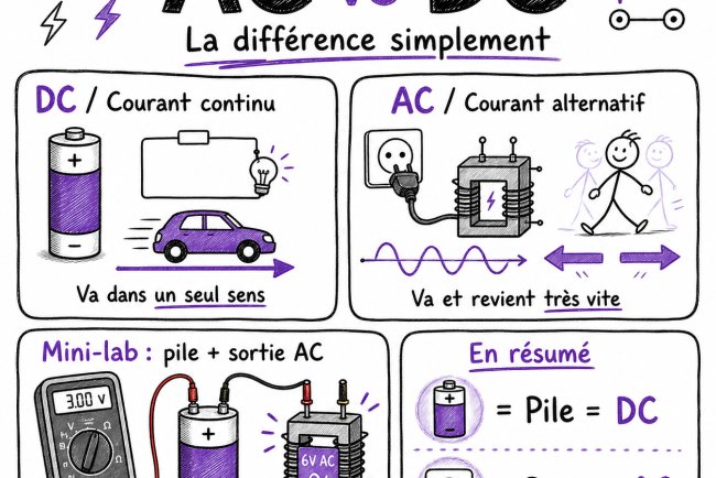 Différence entre AC et DC sans jargon compliqué