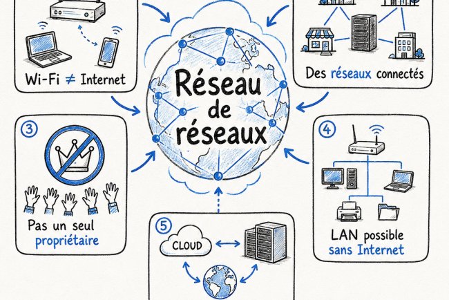 C’est quoi réellement INTERNET ? Remettons l’église au centre du village
