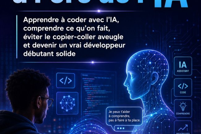 Programmer à l’ère de l’IA: Apprendre à coder avec l’IA, comprendre ce qu’on fait, éviter le copier-coller aveugle et devenir un vrai développeur débutant solide