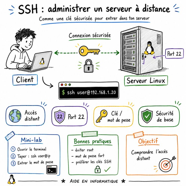 SSH : administrer un serveur Linux à distance