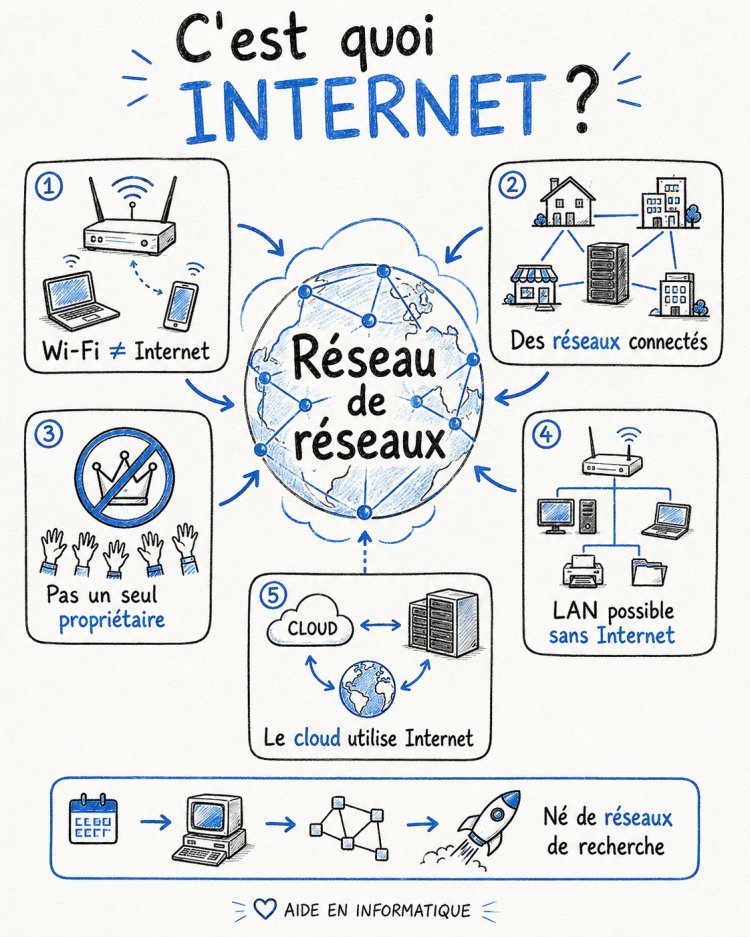 C’est quoi réellement INTERNET ? Remettons l’église au centre du village