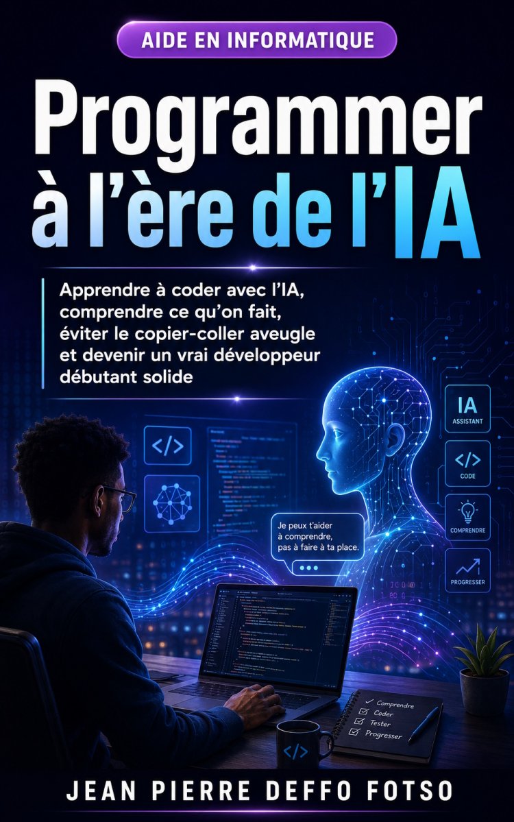 Programmer à l’ère de l’IA: Apprendre à coder avec l’IA, comprendre ce qu’on fait, éviter le copier-coller aveugle et devenir un vrai développeur débutant solide