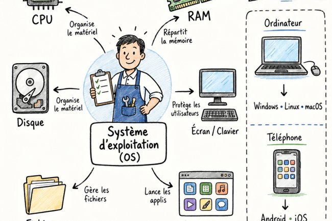 C’est quoi un système d’exploitation