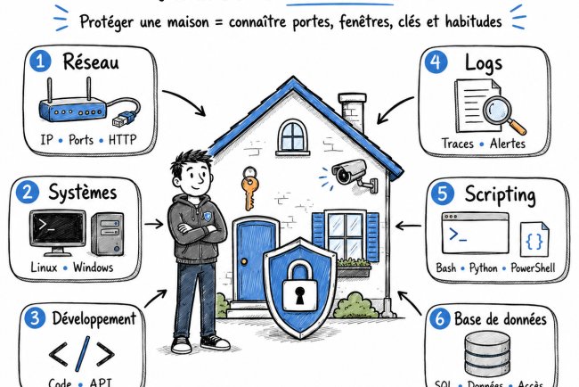 Pourquoi un expert cyber doit comprendre le réseau, le système et le développement ?
