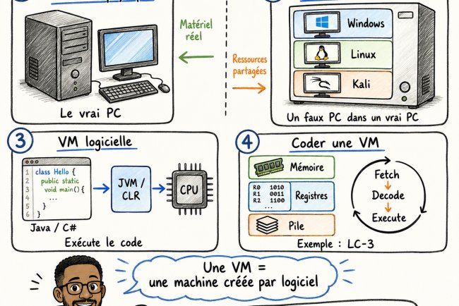 C’est quoi réellement une machine virtuelle ?