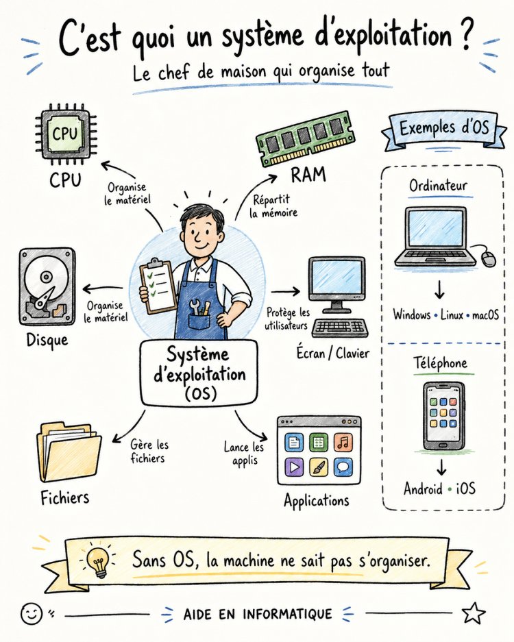 C’est quoi un système d’exploitation