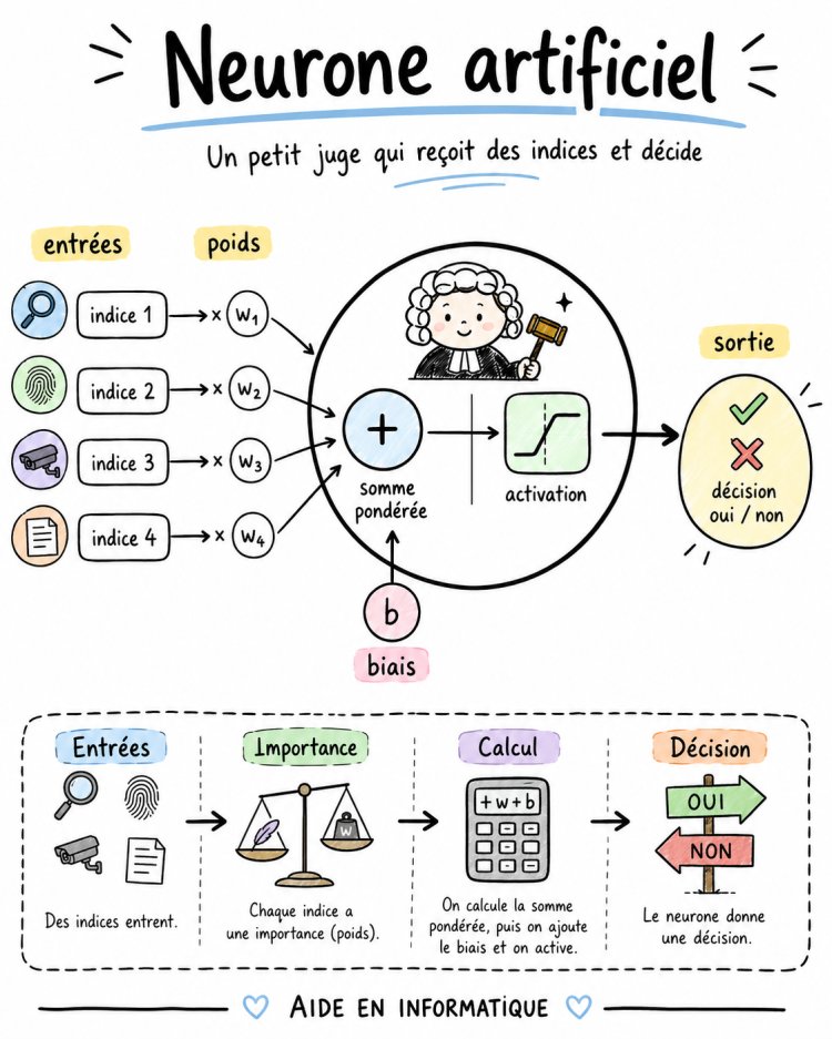 C’est quoi un neurone artificiel ?