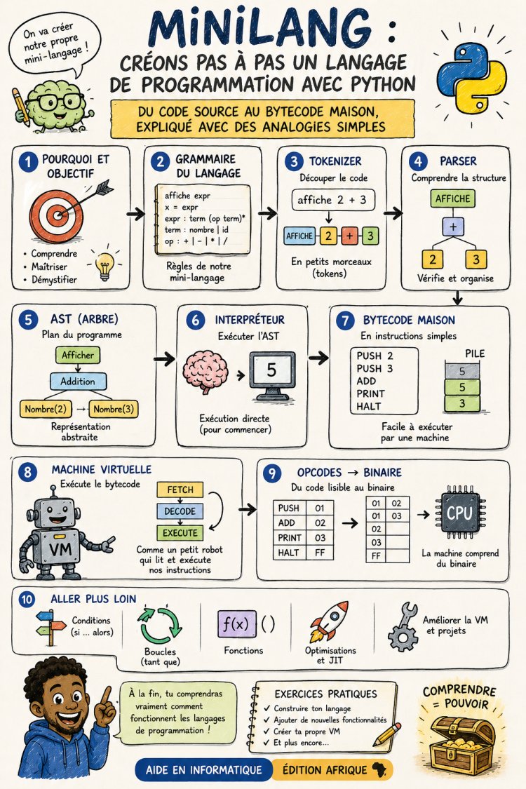 MiniLang : créons pas à pas un langage de programmation avec Python