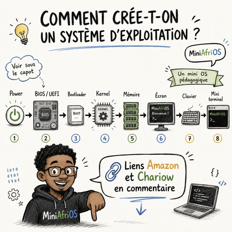 Comment crée-t-on un système d’exploitation ?