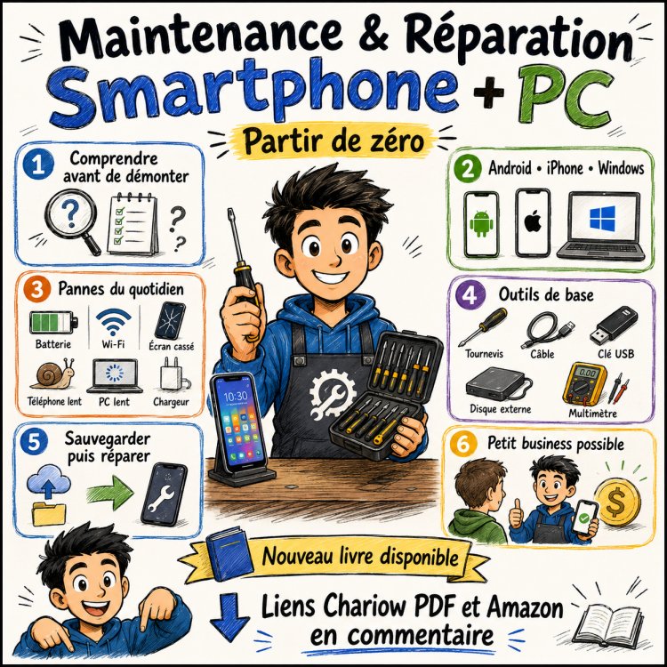Maintenance et Réparation PC & Smartphone : comment débuter ?